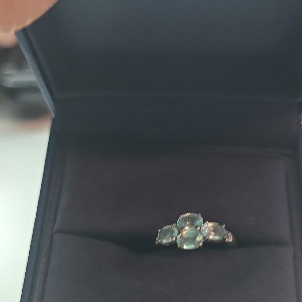 Elegant Blue Gemstone Ring